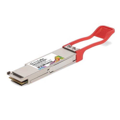 Picture of Cisco®, Alcatel-Lucent Nokia®, and Huawei® Compatible TAA 100GBase-ER4 QSFP28 Transceiver (SMF, 1295nm to 1309nm, 40km, LC, DOM)