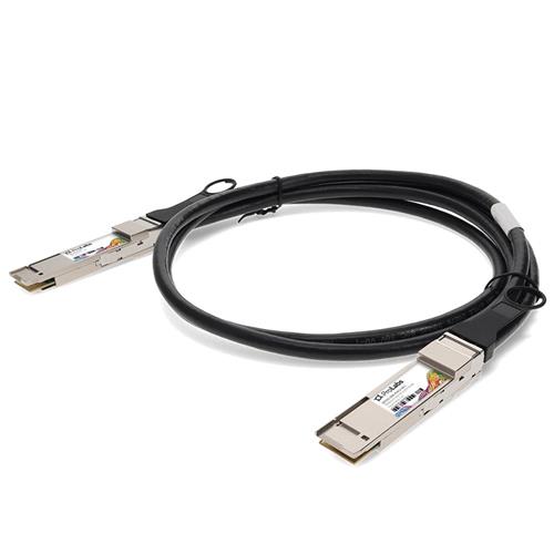 Picture of MSA and TAA Compliant 200GBase-CU QSFP-DD to QSFP-DD Direct Attach Cable (Passive Twinax, 2.5m)