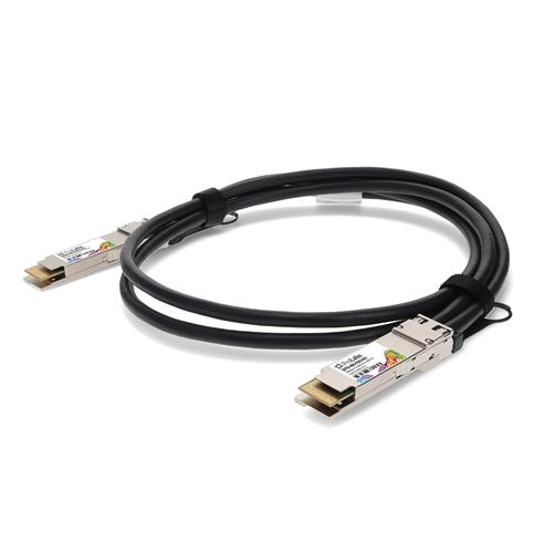 Picture of MSA and TAA 400GBase-CU QSFP-DD to QSFP-DD Direct Attach Cable (Passive Twinax, 0.5m)