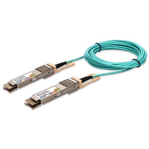 Picture of Cisco® Compatible TAA 400GBase-AOC QSFP-DD to QSFP-DD Low Power Active Optical Cable (850nm, MMF, 3m)