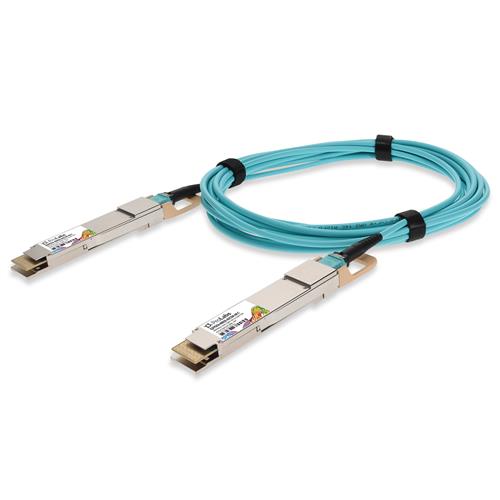 Picture for category Arista Networks® Compatible TAA 400GBase-AOC QSFP-DD to QSFP-DD Active Optical Cable (850nm, MMF, 5m)