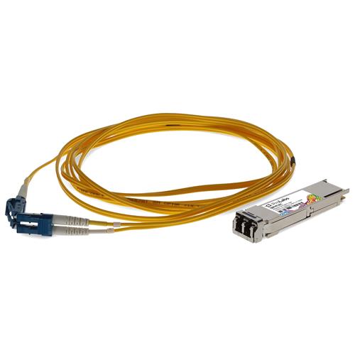 Picture of NetOptics® QSFP+KT-LR Compatible TAA 40GBase-LR4 QSFP+ Transceiver (SMF, 1270nm to 1330nm, 10km, LC, DOM)