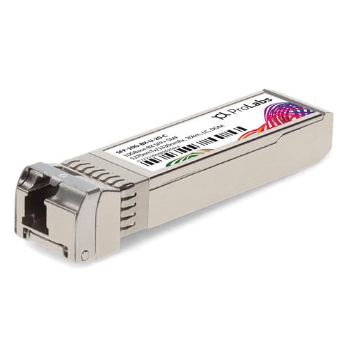 Picture of Cisco® SFP-10G-BX-U-20 Compatible TAA 10GBase-BX SFP+ Transceiver (SMF, 1270nmTx/1330nmRx, 20km, LC, DOM)