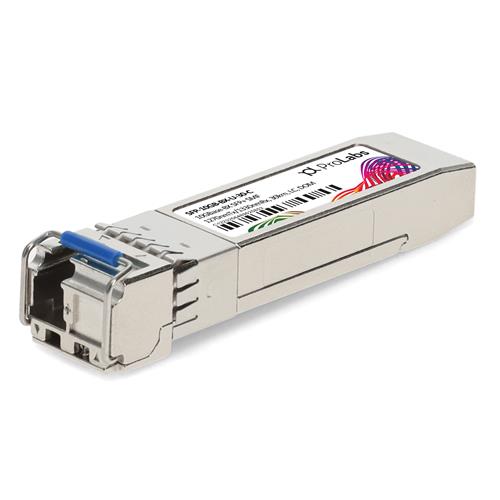 Picture of MSA and TAA 10GBase-BX SFP+ Transceiver (SMF, 1270nmTx/1330nmRx, 30km, LC, DOM)