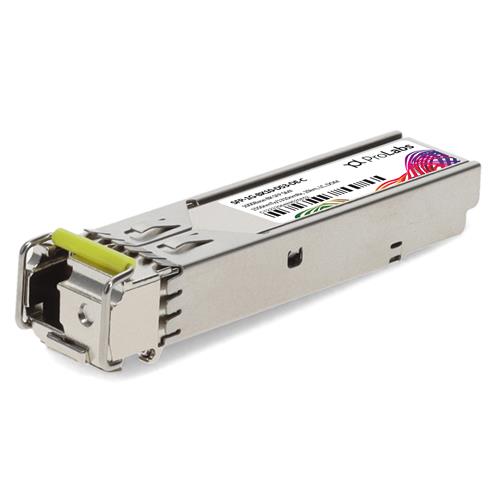 Picture of Dell® SFP-1G-BX10-D53-DE Compatible TAA 1000Base-BX SFP Transceiver (SMF, 1550nmTx/1310nmRx, 10km, LC, DOM)