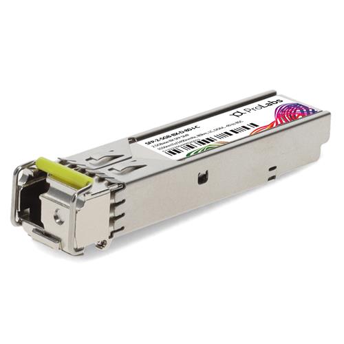 Picture of MSA and TAA 2.5GBase-BX SFP Transceiver (SMF, 1550nmTx/1490nmRx, 80km, LC, DOM, -40 to 85C)