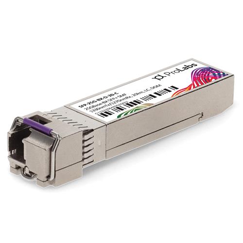 Picture of Cisco® SFP-25G-BX-D-20 Compatible TAA 25GBase-BX SFP28 Transceiver (SMF, 1330nmTx/1270nmRx, 20km, LC, DOM)