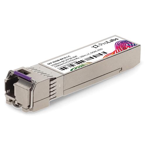 Picture of MSA and TAA 25GBase-BX SFP28 Transceiver (SMF, 1330nmTx/1270nmRx, 10km, LC, -40 to 85C)