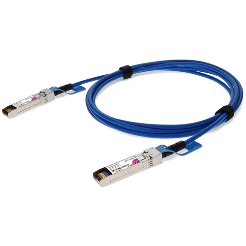 Picture of Cisco® SFP-H10GB-CU3M Compatible TAA Compliant 10GBase-CU SFP+ Blue Direct Attach Cable (Passive Twinax, 3m)