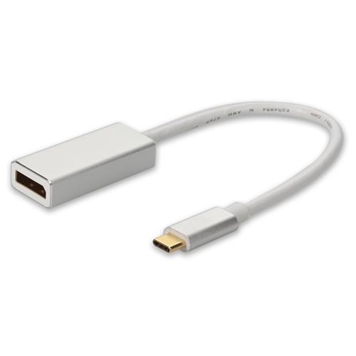 Picture of USB-C Male to DisplayPort 1.2 Female Adapter with Aluminum Housing