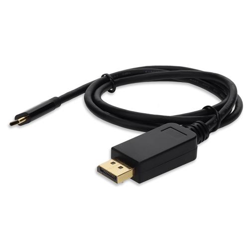 Picture of 3ft USB C 3.1 Male to DisplayPort Male Black Cable