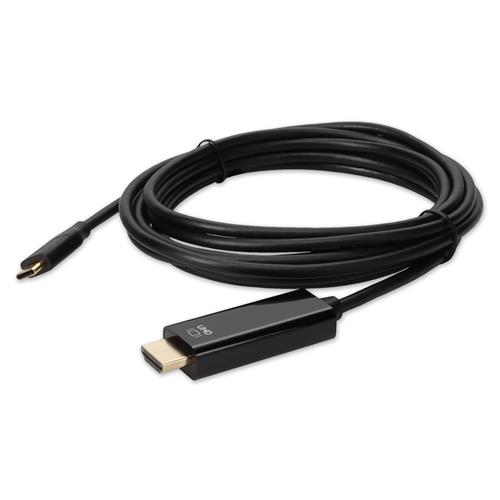 Picture of 6ft USB C Male to HDMI (4K) Male Black Cable