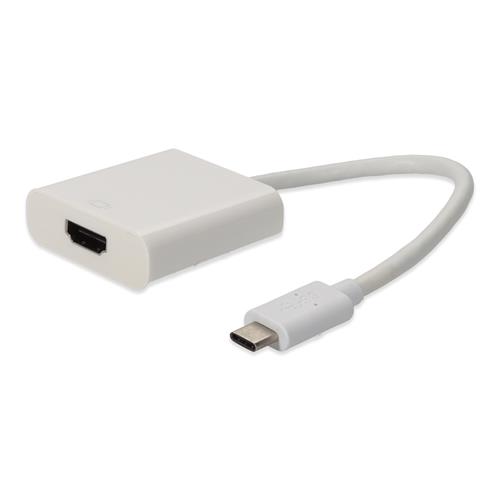 Picture of USB 3.1 (C) Male to HDMI Female White Adapter