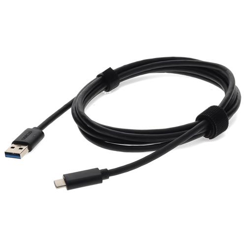Picture of 6ft USB C 3.1 Male to USB A 3.0 Male Black Adapter Cable
