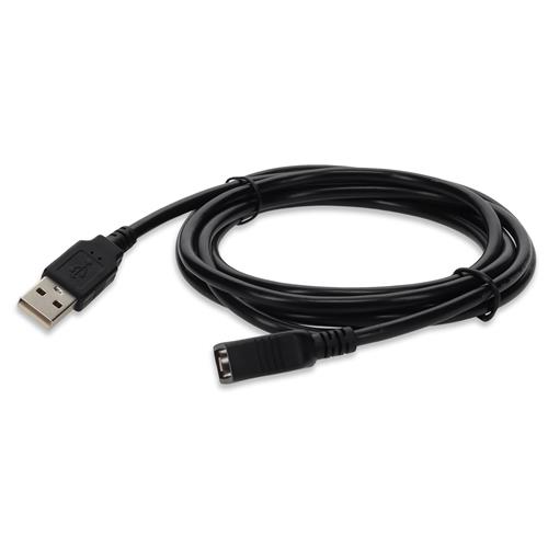 Picture of 15ft USB A 2.0 Male to Female Black Cable