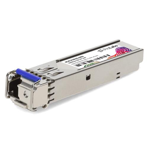 Picture of Ciena® XCVR-A10U31 Compatible TAA 1000Base-BX SFP Transceiver (SMF, 1310nmTx/1550nmRx, 10km, LC, DOM, -40 to 85C)