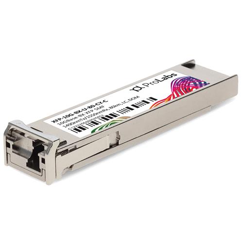 Picture of Cyan® XFP-10G-BX-U-80-CY Compatible TAA 10GBase-BX XFP Transceiver (SMF, 1490nmTx/1550nmRx, 80km, LC, DOM)