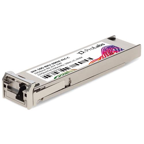 Picture of Alcatel-Lucent Nokia® Compatible TAA 10GBase-BX XFP Transceiver (SMF, 1270nmTx/1330nmRx, 20km, LC, DOM)