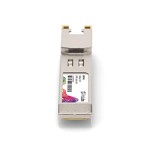 Picture of IBM® 00AY240 Compatible TAA 10/100/1000Base-TX SFP Transceiver (Copper, 100m, RJ-45)