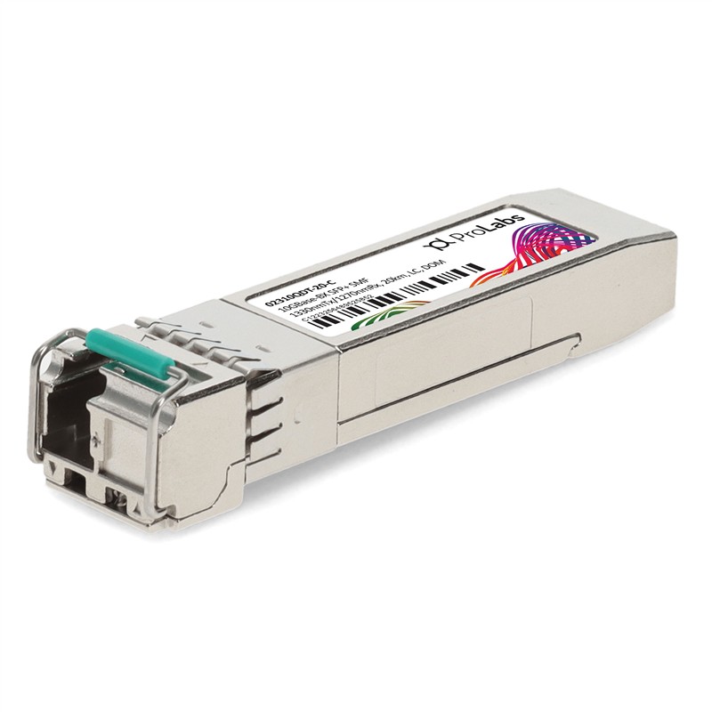 Picture of Huawei® 02310QDT-20 Compatible TAA 10GBase-BX SFP+ Transceiver (SMF, 1330nmTx/1270nmRx, 20km, LC, DOM)