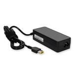 Picture of Lenovo® 0A36258 Compatible 65W 20V at 3.25A Black Slim Tip Laptop Power Adapter and Cable