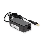 Picture of Lenovo® 0B47030 Compatible 45W 20V at 2.25A Black Slim Tip Laptop Power Adapter and Cable