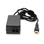 Picture of Lenovo® 0B47030 Compatible 45W 20V at 2.25A Black Slim Tip Laptop Power Adapter and Cable