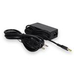 Picture of Lenovo® 0B47455 Compatible 65W 20V at 3.25A Black Slim Tip Laptop Power Adapter and Cable