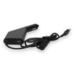 Picture of Lenovo® 0B47481 Compatible 65W 20V at 3.25A Black Slim Tip Laptop Power Adapter and Cable