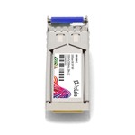 Picture of Calix® 100-01666 Compatible TAA Compliant 1000Base-BX SFP Transceiver (SMF, 1310nmTx/1550nmRx, 10km, LC, -40 to 85C)