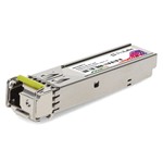 Picture of Calix® 100-01667 Compatible TAA Compliant 1000Base-BX SFP Transceiver (SMF, 1550nmTx/1310nmRx, 10km, LC, -40 to 85C)