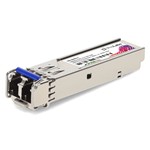 Picture of Calix® 100-04063 Compatible TAA 1000Base-BX 2-Channel SFP Transceiver (SMF, 1490nmTx/1310nmRx, 40km, LC, DOM, -40 to 85C)