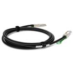 Picture of Calix® Compatible TAA Compliant 100GBase-CU QSFP28 to QSFP28 Direct Attach Cable (Passive Twinax, 50cm, 30AWG, -40 to 85C)