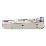 Picture of MSA and TAA Compliant 1000Base-BX SFP Transceiver (SMF, 1310nmTx/1550nmRx, 10km, LC, DOM)
