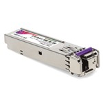 Picture of Extreme Networks® 10057-120 Compatible TAA 1000Base-BX SFP Transceiver (SMF, 1310nmTx/1490nmRx, 120km, LC, DOM)