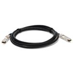 Picture of Brocade (Formerly) Compatible TAA Compliant 100GBase-CU QSFP28 to QSFP28 Direct Attach Cable (Passive Twinax, 3m)