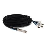Picture of Extreme Networks® 10322-7MA Compatible TAA Compliant 40GBase-CU QSFP+ to 4xSFP+ Direct Attach Cable (Active Twinax, 7m)