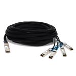 Picture of Extreme Networks® 10322-7MA Compatible TAA Compliant 40GBase-CU QSFP+ to 4xSFP+ Direct Attach Cable (Active Twinax, 7m)