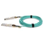 Picture of Extreme Networks® Compatible TAA Compliant 100GBase-AOC QSFP28 to QSFP28 Active Optical Cable (850nm, MMF, 7m)