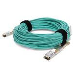 Picture of Extreme Networks® Compatible TAA Compliant 100GBase-AOC QSFP28 to QSFP28 Active Optical Cable (850nm, MMF, 20m)