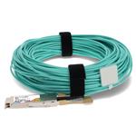 Picture of Extreme Networks® Compatible TAA Compliant 100GBase-AOC QSFP28 to QSFP28 Active Optical Cable (850nm, MMF, 20m)