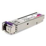 Picture of ADTRAN® 1184543P-BX45-120 Compatible TAA 100Base-BX SFP Transceiver (SMF, 1490nmTx/1550nmRx, 120km, LC, DOM)