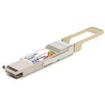 Picture of Alcatel-Lucent Nokia® 1AB474800005 Compatible TAA 100GbE/OTU-4/128G FC Multi-Rate SR4 QSFP28 Transceiver (MMF, 850nm, 100m, MPO, DOM)
