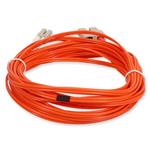 Picture of 2m LC to SC Orange OM1 Duplex OFNR (Riser-Rated) Fiber Patch Cable
