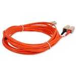 Picture of 2m LC to SC Orange OM1 Duplex OFNR (Riser-Rated) Fiber Patch Cable