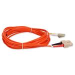 Picture of 2m LC to SC Orange OM1 Duplex OFNR (Riser-Rated) Fiber Patch Cable
