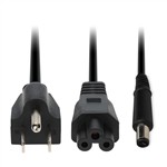 Picture of Dell® 450-19182 Compatible 65W 19.5V at 3.34A Black 7.4 mm x 5.0 mm Laptop Power Adapter and Cable