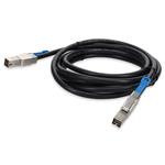 Picture of Dell 470-AAPW Compatible 1m SFF-8644 External Mini-SAS HD Male to Male Storage Cable