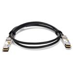 Picture of Dell® 470-ADYS Compatible TAA Compliant 400GBase-CU QSFPDD Direct Attach Cable (Passive Twinax, 0.5m)