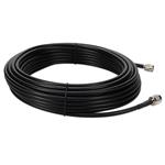 Picture of 25ft Cisco® 4G-CAB-LMR240-25 Compatible TNC (Male) to TNC (Female) Black Coaxial Simplex PVC Copper Patch Cable